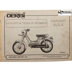 Despiece Derbi Variant SLE-X