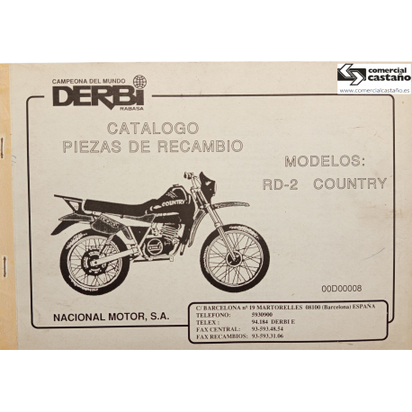 Despiece Derbi RD-2 Country