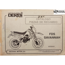 Despiece Derbi FDS SAVANNAH