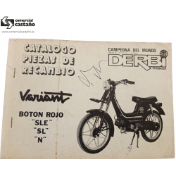 Despiece Derbi Variant botón rojo